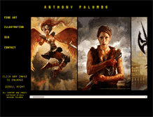 Tablet Screenshot of anthonypalumboillustration.com